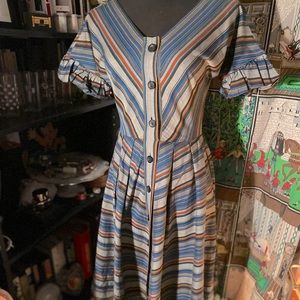 Betty Barclay 1950’s V-Neck Dress